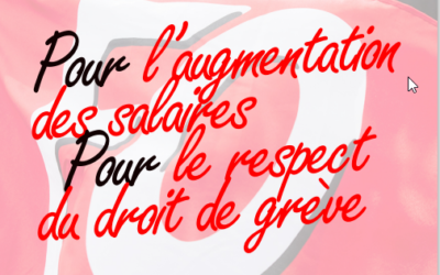 MOBILISATION INTERPROFESSIONNELLE LE 18 OCTOBRE 2022